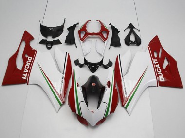 Shop 2011-2014 Ducati 1199 Bike Fairings - White Red Black Green