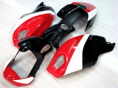 Shop 2008-2012 Ducati Monster 696 Motorcycle Fairing - White Red Glossy Black