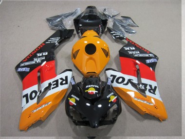 Shop 2004-2005 Honda CBR1000RR Motorcycle Fairings Kits - Orange White Red Glossy Black Repsol
