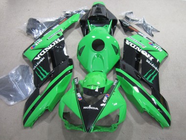 Shop 2004-2005 Honda CBR1000RR Motorcycle Fairings - Green Glossy Black Monster