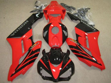Shop 2004-2005 Honda CBR1000RR Motorcycle Fairings - Red Glossy Black Fireblade