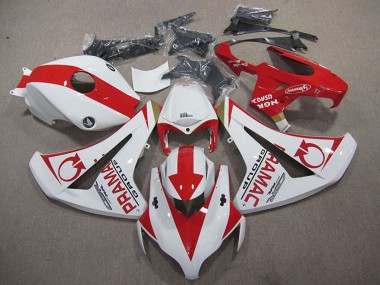Shop 2008-2011 Honda CBR1000RR Motorcycle Fairings - White Red Pramac