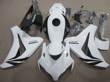 Shop 2008-2011 Honda CBR1000RR Motorcycle Fairings - White Glossy Black Fireblade