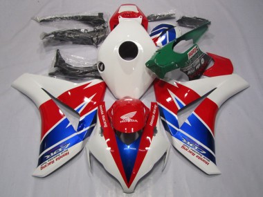 Shop 2008-2011 Honda CBR1000RR Motorcycle Fairings - White Red Blue Racing