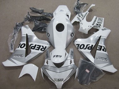 Shop 2008-2011 Honda CBR1000RR Motorcycle Fairing - White Silver Black Repsol