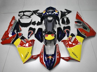 Shop 2017-2023 Honda CBR1000RR Motorcycle Fairings - Blue Yellow Glossy Black Red Bull