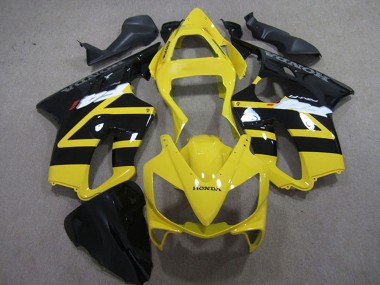 Shop 2001-2003 Honda CBR600 F4i Motorcycle Fairing Kits - Yellow Glossy Black