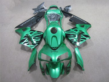 Shop 2005-2006 Honda CBR600RR Motorcycle Fairing - Green Black