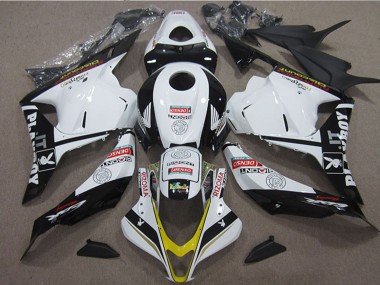 Shop 2009-2012 Honda CBR600RR Motorcycle Fairings - White Yellow Glossy Black Rizoma Playboy
