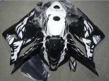 Shop 2009-2012 Honda CBR600RR Bike Fairings - White Glossy Black