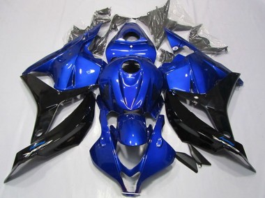 Shop 2009-2012 Honda CBR600RR Motorcycle Fairings - Blue Glossy Black