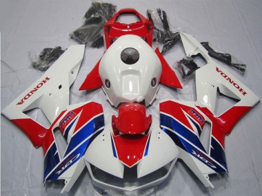 Shop 2013-2026 Honda CBR600RR Bike Fairings - White Red Blue HRC