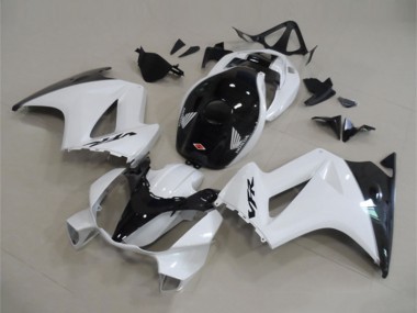 Shop 2002-2013 Honda VFR 800 Motorcycle Fairings - White Glossy Black