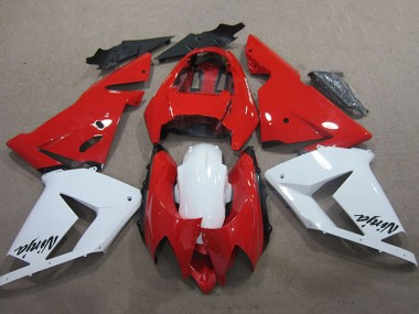 Shop 2004-2005 Kawasaki ZX10R Motorcycle Fairings - Red White Ninja