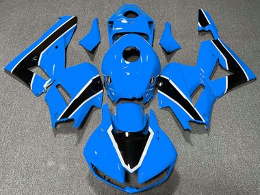 Shop 2013-2026 Honda CBR600RR Motorcycle Fairings - Light Blue White Glossy Black