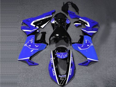 Shop 2017-2023 Honda CBR1000RR Motorcycle Fairings - Blue White Glossy Black Bull