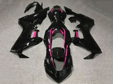 Shop 2017-2023 Honda CBR1000RR Motorcycle Fairings - Glossy Black Pink Lining