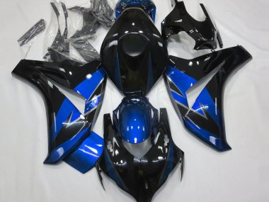 Shop 2008-2011 Honda CBR1000RR Motorcycle Fairings - Blue Glossy Black
