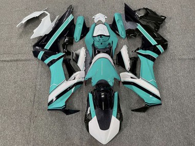 Shop 2017-2023 Honda CBR1000RR Motorcycle Fairings - White Cyan Blue Glossy Black
