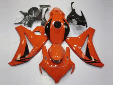 Shop 2008-2011 Honda CBR1000RR Motorcycle Fairings - Orange Glossy Black OEM Style