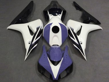 Shop 2006-2007 Honda CBR1000RR Motorcycle Fairings - White Blue Glossy Black