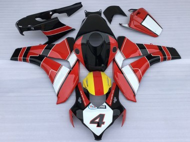 Shop 2008-2011 Honda CBR1000RR Motorcycle Fairings - Red White Yellow Glossy Black Racing Style