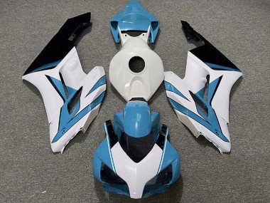 Shop 2004-2005 Honda CBR1000RR Motorcycle Fairings - Light Blue White Glossy Black