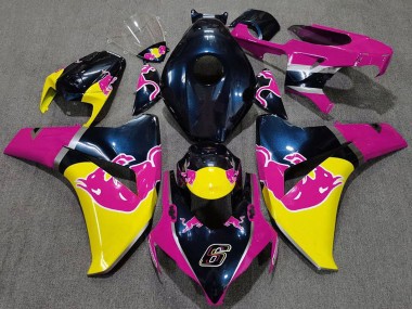 Shop 2008-2011 Honda CBR1000RR Motorcycle Fairings - Dark Blue Pink Yellow Red Bull