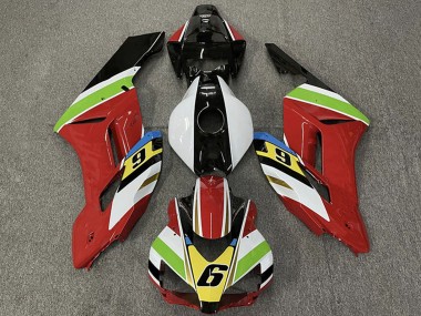 Shop 2004-2005 Honda CBR1000RR Motorcycle Fairings - White Red Green Yellow Glossy Black 6