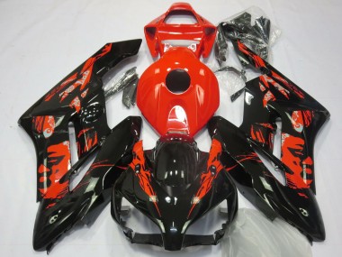 Shop 2004-2005 Honda CBR1000RR Motorcycle Fairings - Red Glossy Black Le Mis