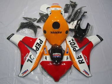 Shop 2008-2011 Honda CBR1000RR Motorcycle Fairings - Orange White Red Glossy Black Repsol HRC