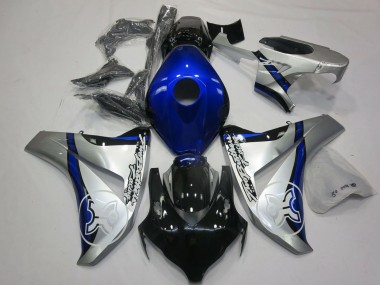 Shop 2008-2011 Honda CBR1000RR Motorcycle Fairings - Silver Blue Glossy Black