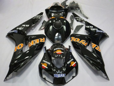 Shop 2006-2007 Honda CBR1000RR Motorcycle Fairings - Glossy Orange Repsol