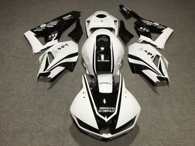 Shop 2013-2026 Honda CBR600RR Motorcycle Fairings - White Glossy Black