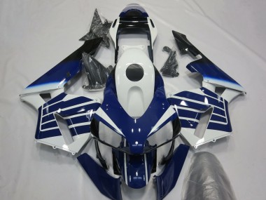Shop 2003-2004 Honda CBR600RR Motorcycle Fairings - White Blue