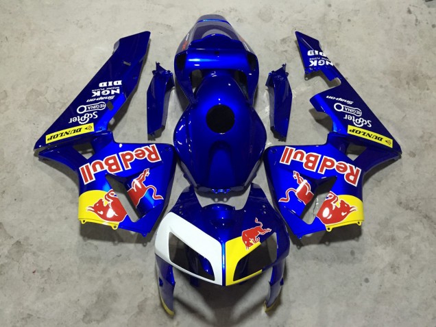 2005-2006 Honda CBR600RR Motorcycle Fairings - Blue Red Bull