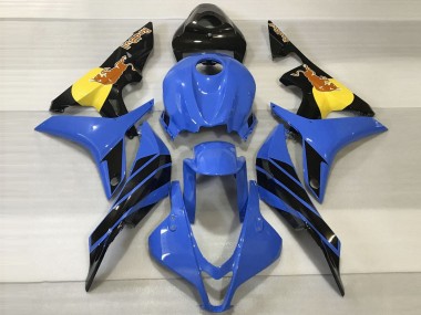 Shop 2007-2008 Honda CBR600RR Motorcycle Fairings - Blue Yellow Glossy Black Red Bull