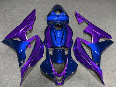 Shop 2007-2008 Honda CBR600RR Motorcycle Fairings - Blue Purple