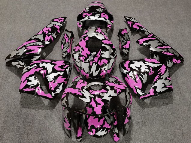 2005-2006 Honda CBR600RR Motorcycle Fairings - Camouflage Light Pink