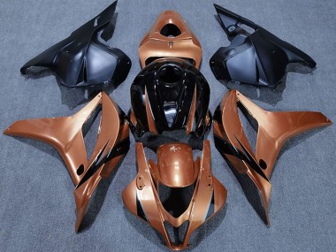 Shop 2009-2012 Honda CBR600RR Motorcycle Fairings - Candy Orange Glossy Black