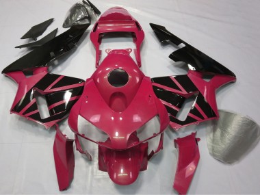 Shop 2003-2004 Honda CBR600RR Motorcycle Fairings - Red Glossy Black Stripe