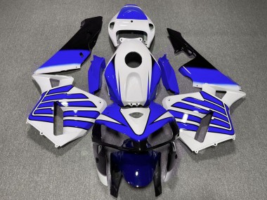 Shop 2005-2006 Honda CBR600RR Motorcycle Fairings - White Blue Wings