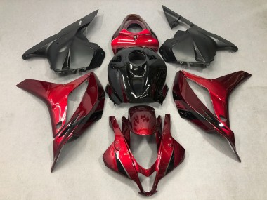 Shop 2009-2012 Honda CBR600RR Motorcycle Fairing - Red Glossy Black OEM Style