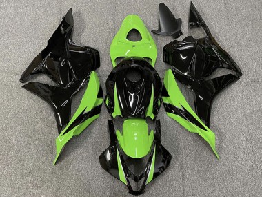 Shop 2009-2012 Honda CBR600RR Motorcycle Fairings - Green Glossy Black OEM Style