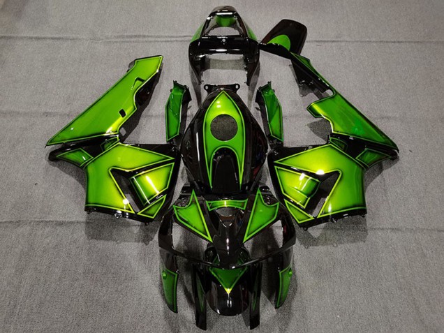 2005-2006 Honda CBR600RR Motorcycle Fairings - Emerald Green
