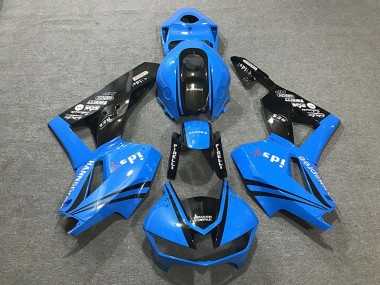Shop 2013-2026 Honda CBR600RR Motorcycle Fairings - Blue Glossy Black