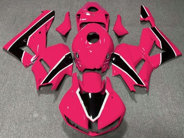 Shop 2013-2026 Honda CBR600RR Motorcycle Fairings - Pink White Glossy Black