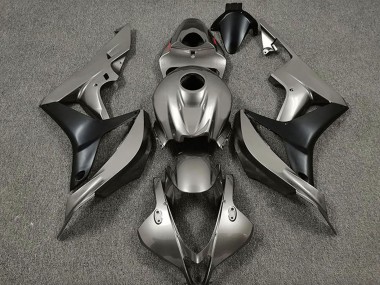 Shop 2007-2008 Honda CBR600RR Motorcycle Fairings - Silver Matte Black