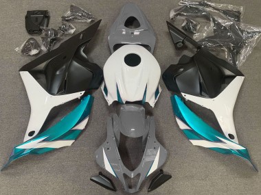 Shop 2009-2012 Honda CBR600RR Motorcycle Fairings - White Grey Blue Matte Black