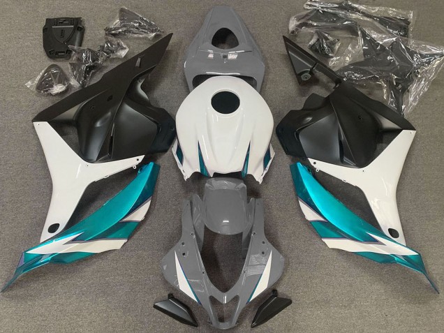 2009-2012 Honda CBR600RR Motorcycle Fairings - White Grey Blue Matte Black